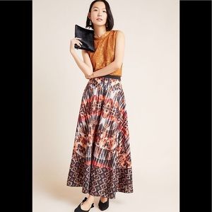 ANTHROPOLOGIE KALEIDOSCOPE MAXI SKIRT